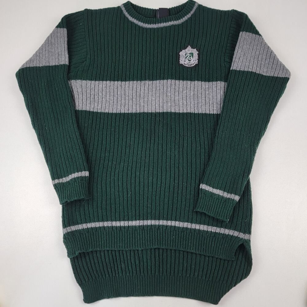 Wizarding World Harry Potter Slytherin Sweater Scotland Large‎ Universal Studios
